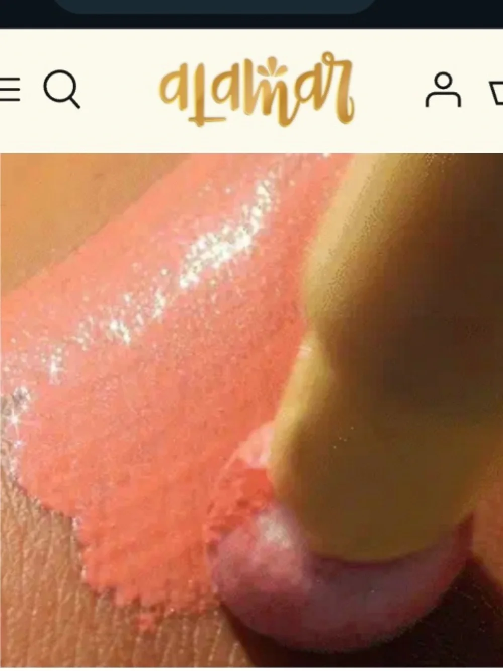 Alamar Colorete Concentrate Liquid Blush in Amor De Melocoton (Peachy Coral )NEW